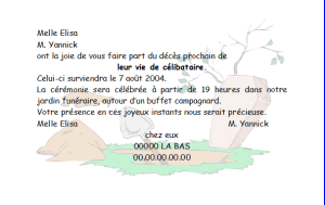 carte enterrement